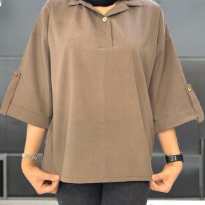 شومیز جلو بسته لنین