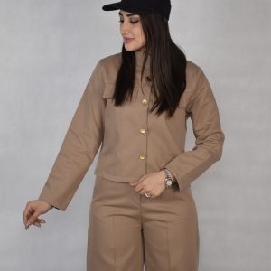 کت و شلوار کتان سرمه