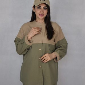 شوميز تركيبي و شلوار لنين