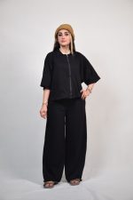 ست شومیز و شلوار آوینا رنگ مشکی
