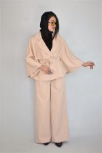 پانچو زنانه دنريس مدل مازراتی استخونی