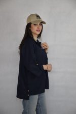 شومیز آلما زنانه رنگ سورمه ای