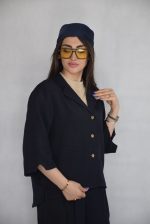 ست شانتون زنانه مارسا رنگ سورمه‌ای