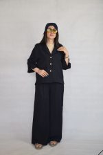 ست شانتون زنانه مارسا رنگ سورمه‌ای