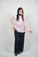 شومیز السا کد ۰۲۵ زنانه رنگ صورتی پاستیلی