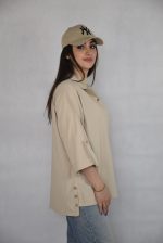 شومیز آلما زنانه رنگ کرم