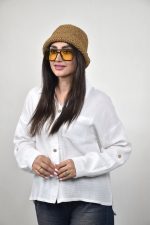 شومیز دابل فیس سورنا زنانه رنگ سفید