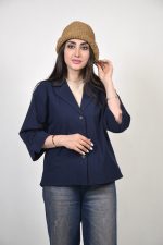 شومیز زنانه آرسس رنگ سورمه ای