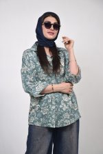 شومیز زنانه نخی پیچک