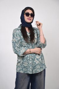 شومیز زنانه نخی پیچک