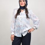 استایل زنانه با شومیز السا ساتن سیلک