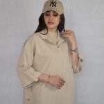 استایل زنانه با شومیز جلو بسته آلما لنین