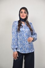 شومیز السا کد ۰۲۶ زنانه ساتن سیلک | مدل یقه سه سانت با رنگ‌بندی خاص - تصویر 10