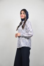 شومیز السا کد ۰۲۶ زنانه ساتن سیلک | مدل یقه سه سانت با رنگ‌بندی خاص - تصویر 6
